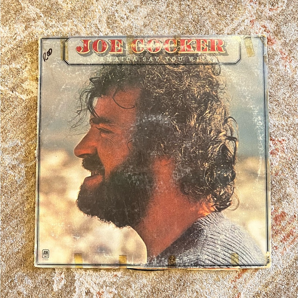 Joe Cocker Jamaica Say You Will 1975 Vintage Vinyl LP Album SP-4529
